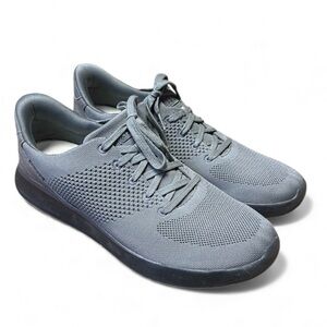 Kizik Lima Mens Graphite Gray Hands Free Low Top Casual Shoes Sneaker Size 14 US